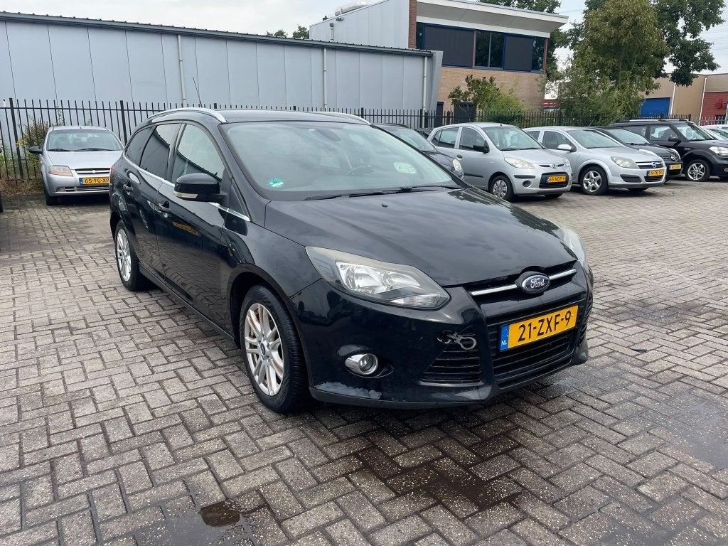 Ford FOCUS Wagon 1.0 EcoB. Titanium| MOTOR DEFECT!, Euro 5, Gebruikt, Zwart, Zwart