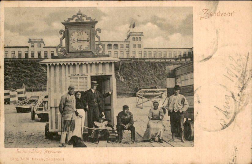 Zandvoort - Badinrichting Neptunus, Ophalen of Verzenden, Voor 1920, Gelopen, Noord-Holland