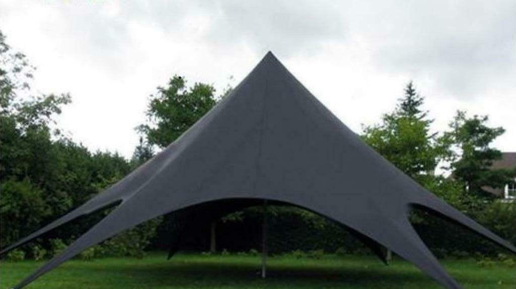 Bikerstent Starflex-Shelter Starshade Stertent 14x14m Zwart, Ophalen of Verzenden, Nieuw, 8 meter of meer, Stertent