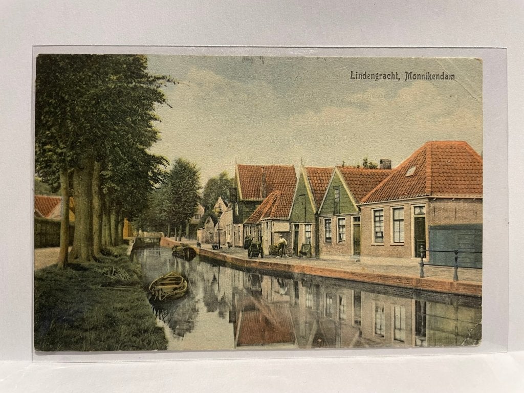 Monnikendam - Lindengracht, Verzenden, 1920 tot 1940, Gelopen, Noord-Holland