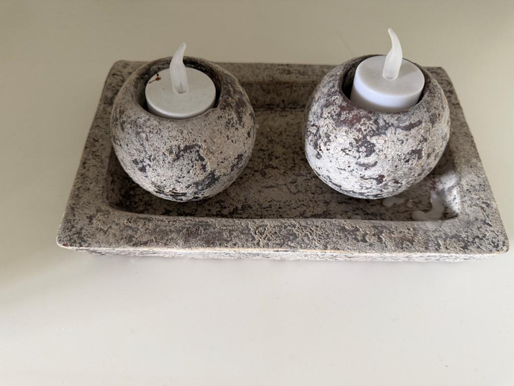 Set kaarsjes (waxinelichtjes) houder, Ophalen of Verzenden