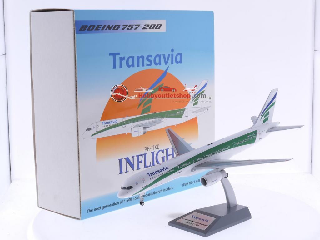 GEZOCHT‼️ Transavia Boeing 757-200 Inflight200, Overige merken, 1:200 of kleiner, Ophalen of Verzenden, Zo goed als nieuw