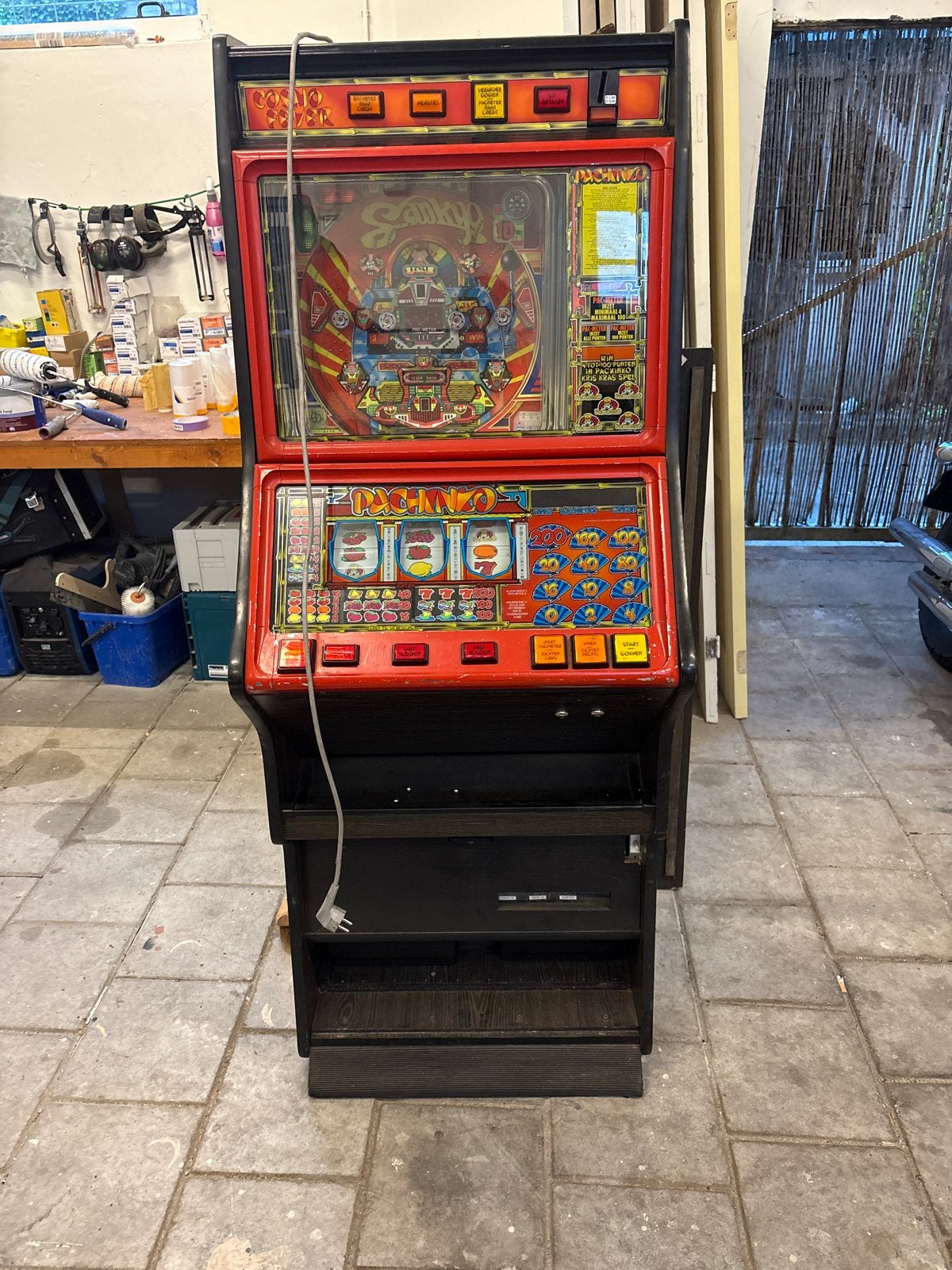 Vintage Pachinko Flipperkast - Werkend, Verzamelen, Overige munten, Ophalen, Gebruikt