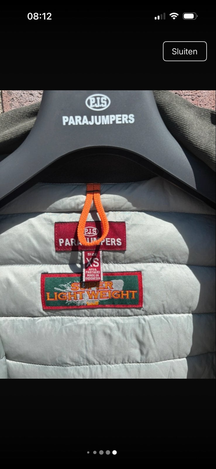 Parajumpers Super Lightweight Jas - Maat XS, Verzenden, Zo goed als nieuw, Maat 46 (S) of kleiner, Groen