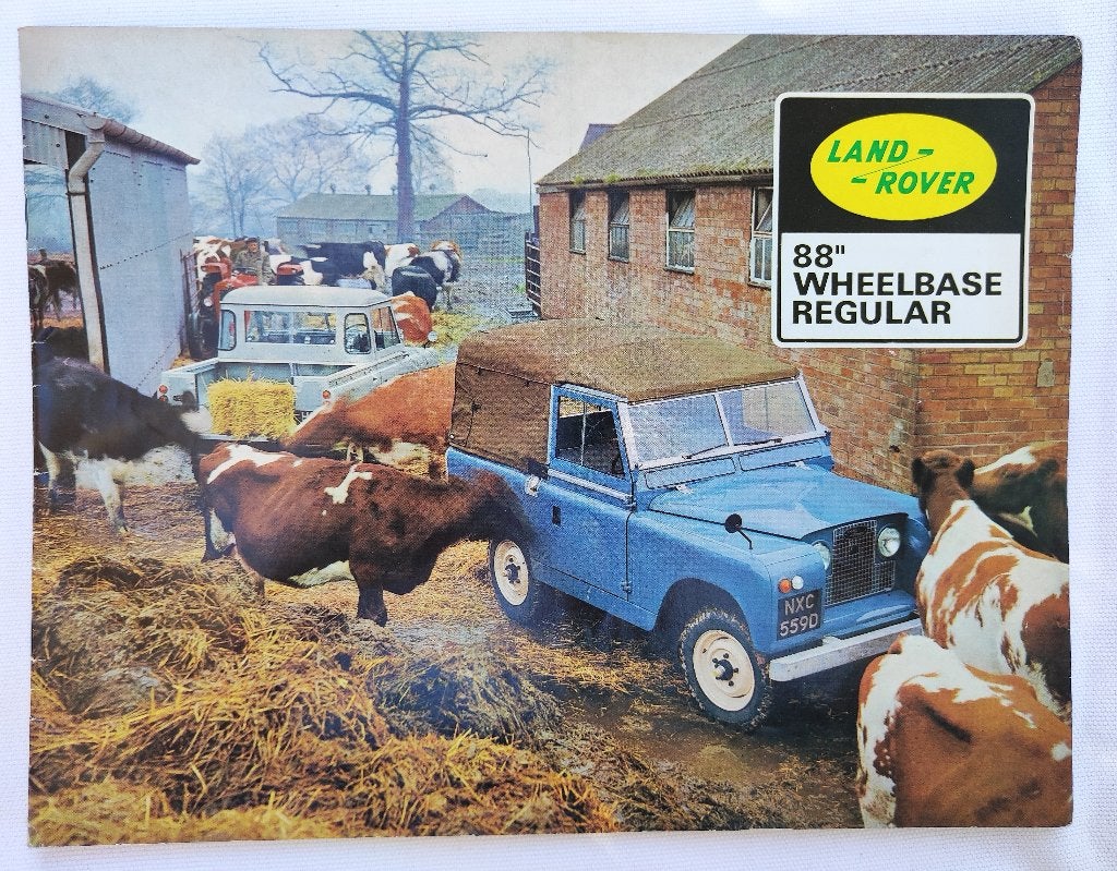 Zeldzame 1966 Land Rover Series IIA 88" Regular Brochure, Ophalen of Verzenden, Zo goed als nieuw, Overige merken