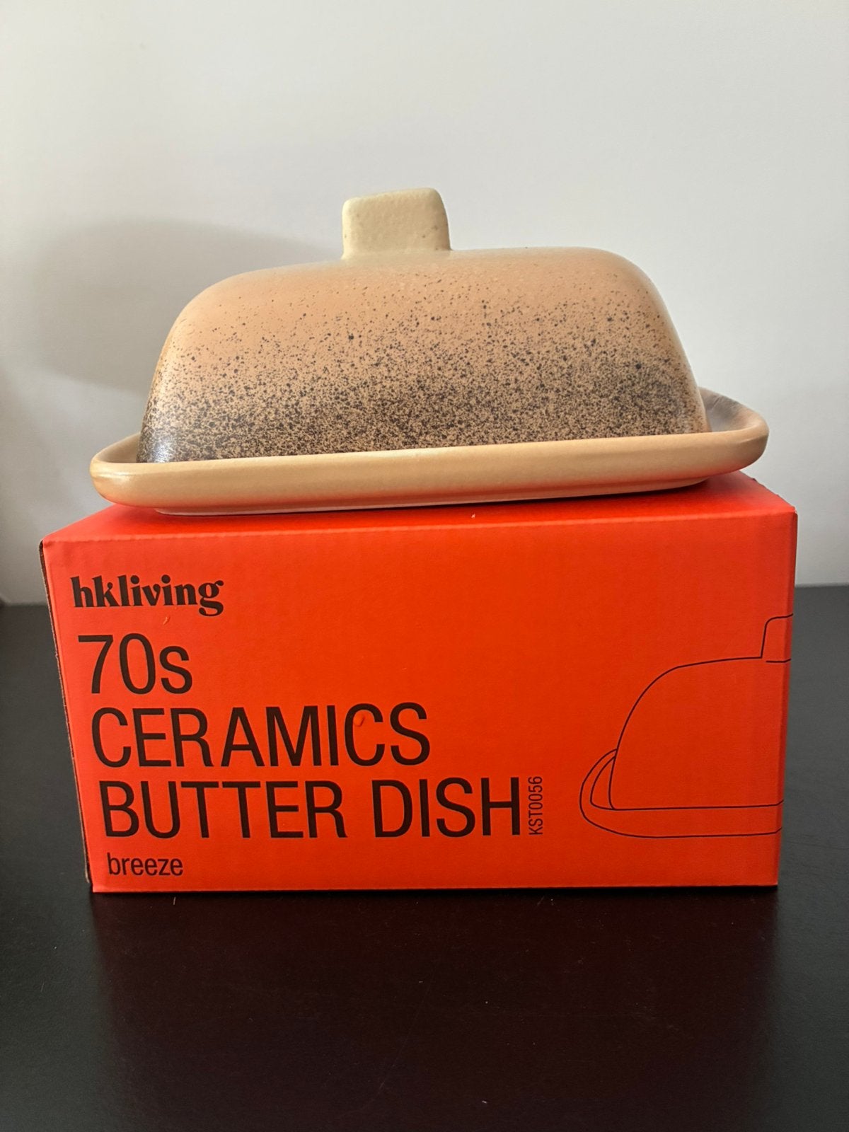 HKliving 70's Ceramic botervloot Breeze, Overige merken, Keramiek, Overige typen, Nieuw