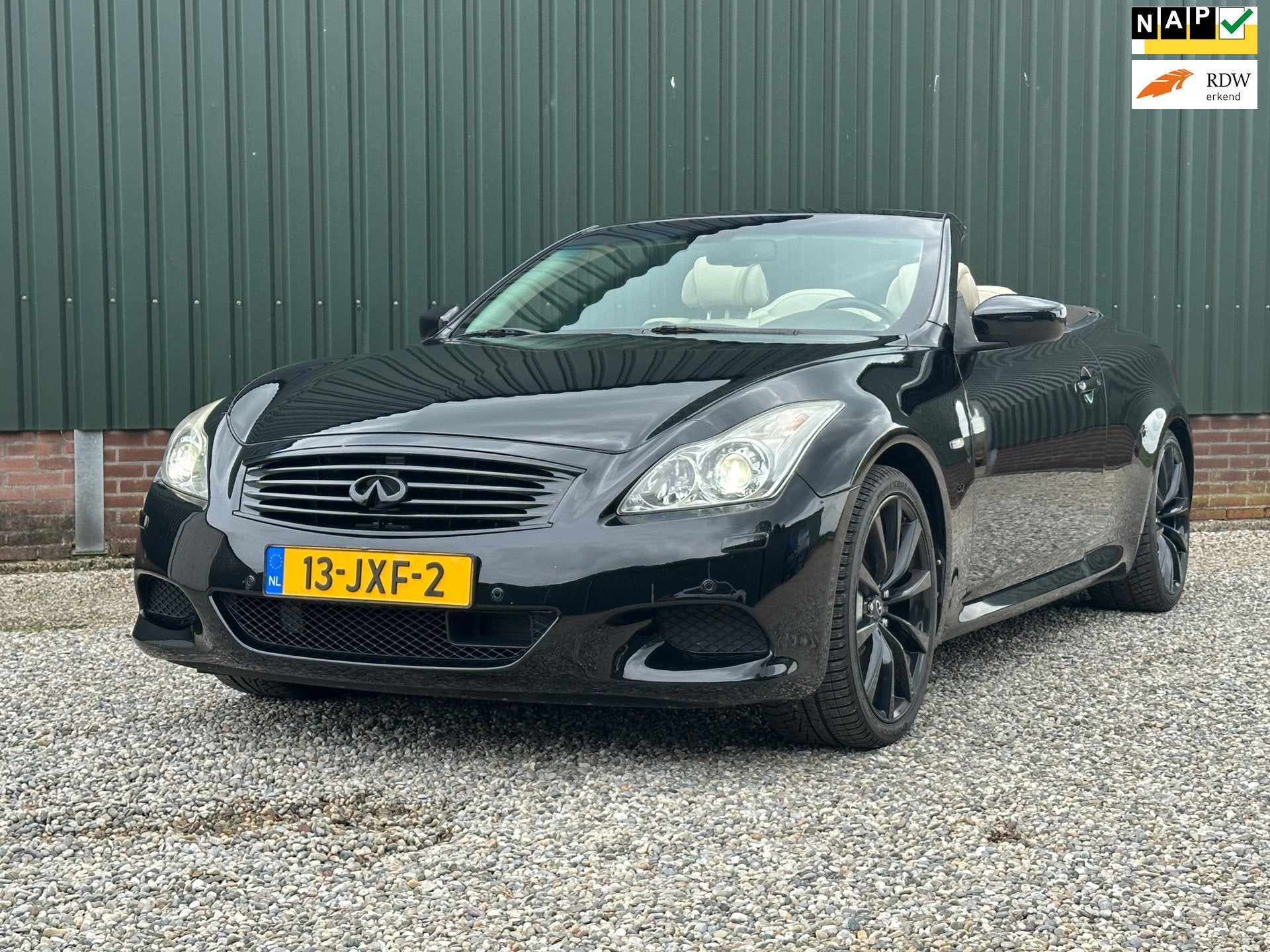 Infiniti G Cabrio 37 GT Premium, Auto's, Automaat, Gebruikt, Beige, Cabriolet