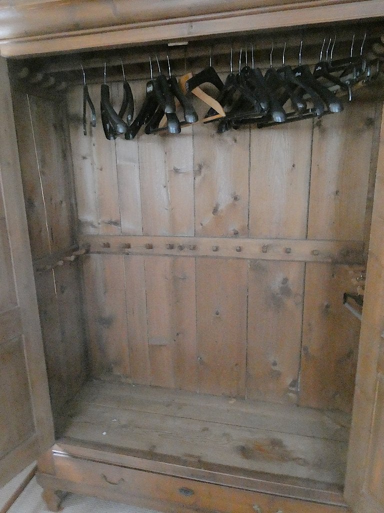 kledingkast, Ophalen, Gebruikt, 100 tot 150 cm, Eikenhout