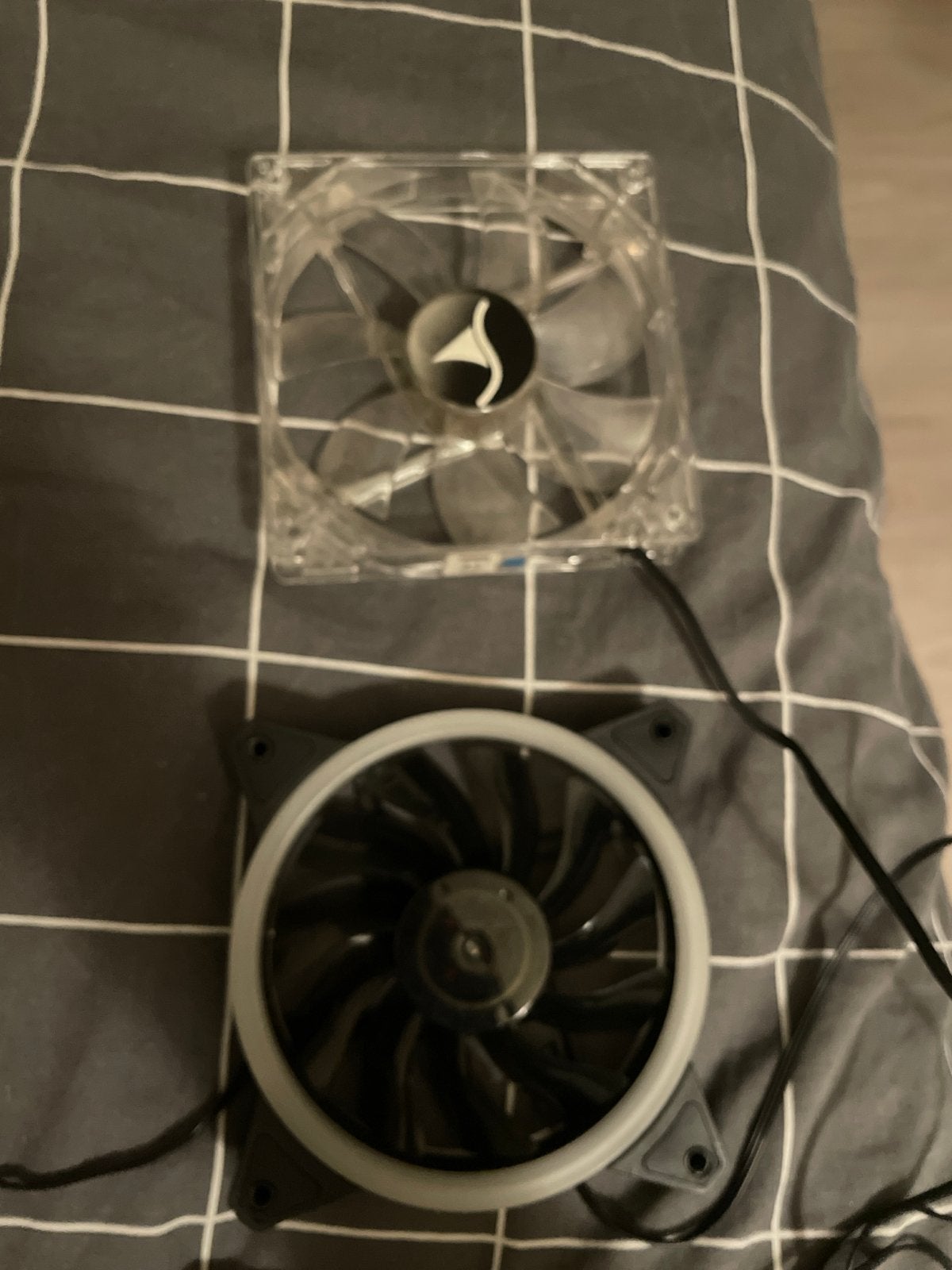 PC Ventilator Set - 2 Stuks, Ophalen of Verzenden, Gebruikt, Luchtkoeling