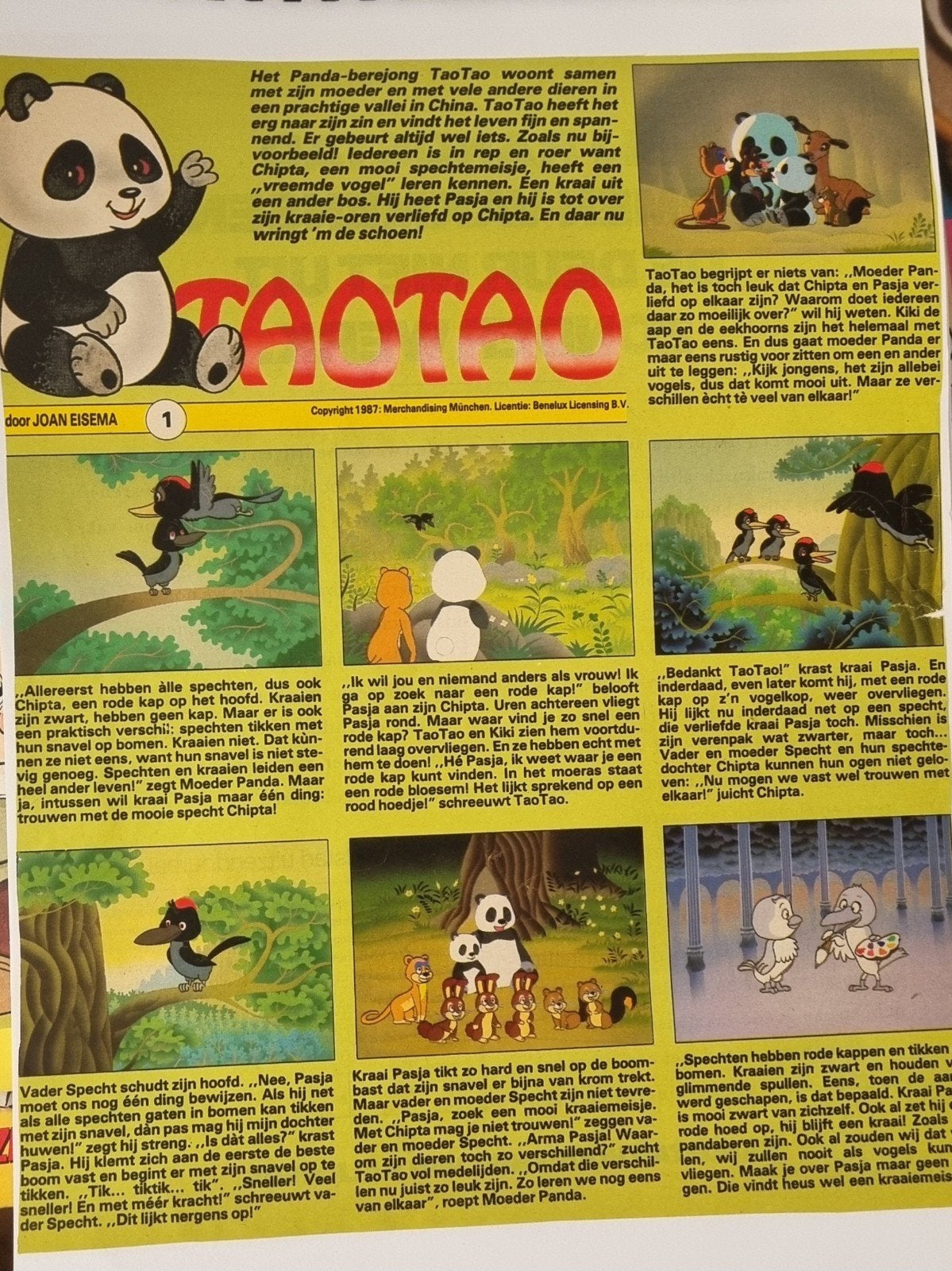 TaoTao Panda verhaal uit de Avrobode - Jaren '80 (2 delen), Meerdere stripboeken, Ophalen of Verzenden, Gelezen, Joan Eisema