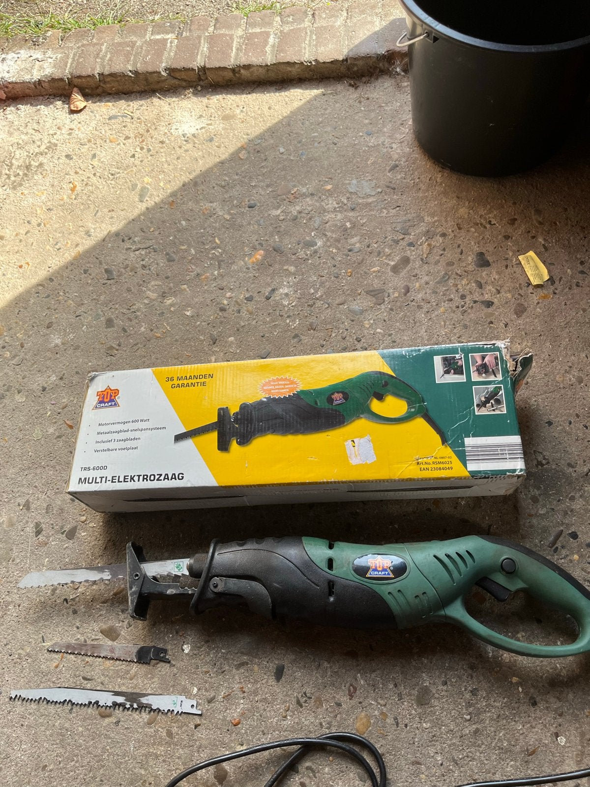 Top Craft TRS-600D Reciprozaag - Multi-Elektrozaag, Doe-het-zelf en Verbouw, Ophalen, Gebruikt, Minder dan 600 watt, 30 tot 70 mm