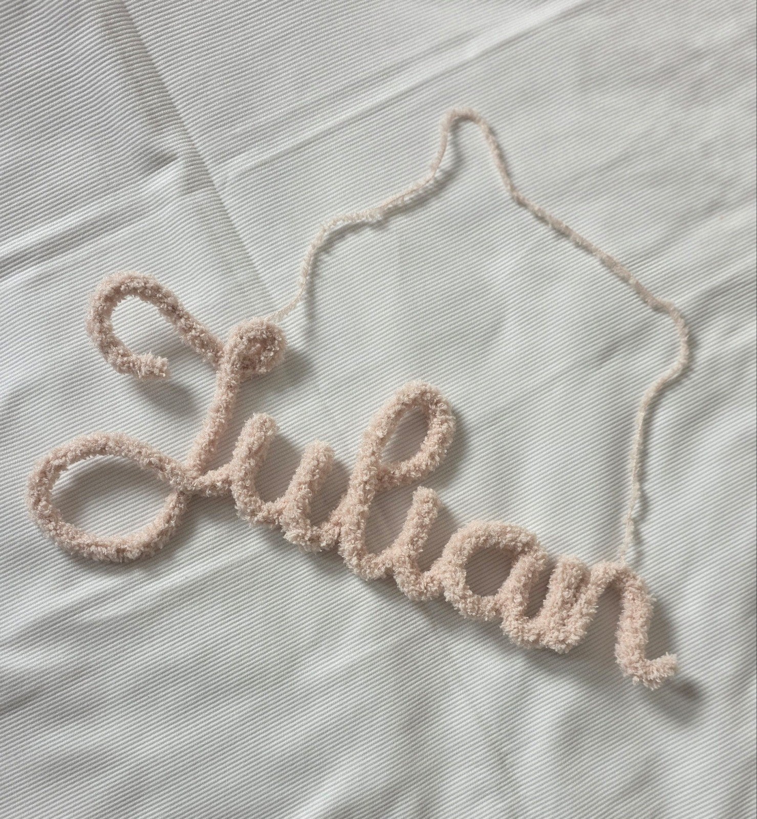 Punniknaam/naamhanger van teddy kinderkamer (kraamcadeau), Ophalen of Verzenden, Nieuw, Wanddecoratie