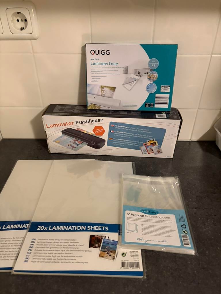 Te koop lamineerset, Diversen, Ophalen, Nieuw