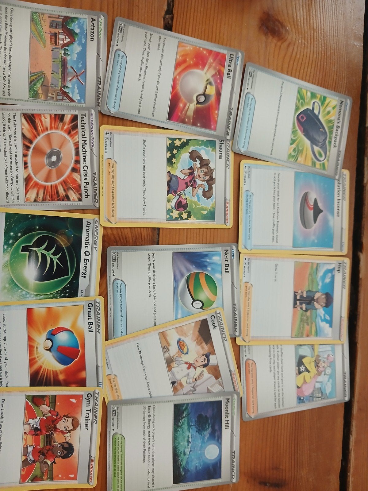 Pokémon TCG Trainer en Energie Kaarten Bundel, Ophalen of Verzenden, Gebruikt, Meerdere kaarten