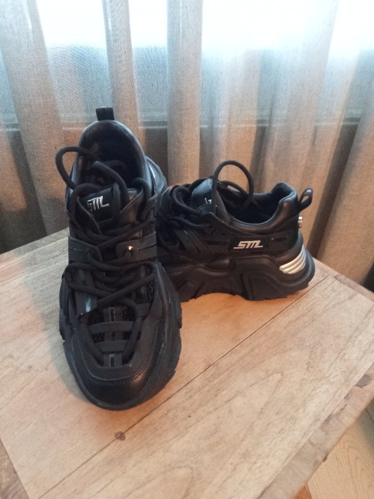 Steve Madden Kingdom dames sneakers, Zwart, Steve Madden, Ophalen of Verzenden, Sneakers of Gympen
