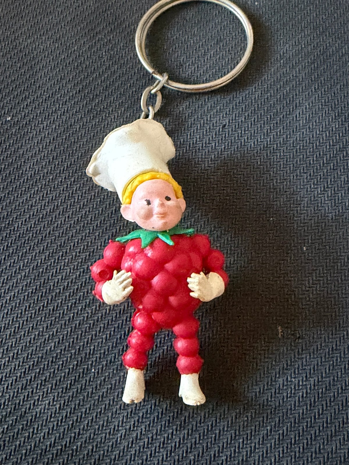 Vintage Flipje betuwe jam sleutelhanger Tiel – reclamefiguur, Verzamelen, Verzenden, Zo goed als nieuw