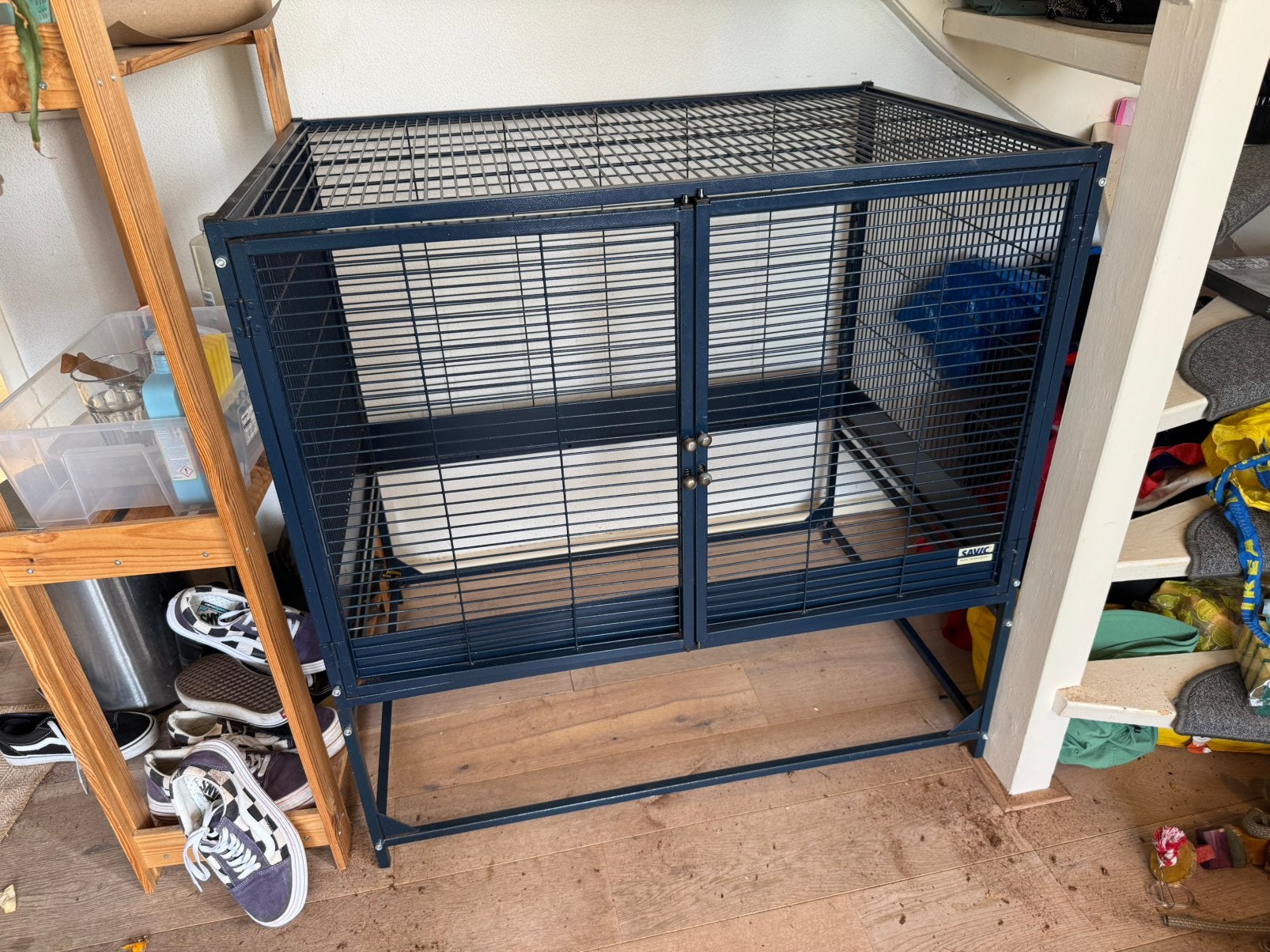 Rattenkooi knaagdierenkooi Savic Royal Suite - goed gebruikt, Ophalen, Gebruikt, 60 tot 90 cm, 75 tot 110 cm