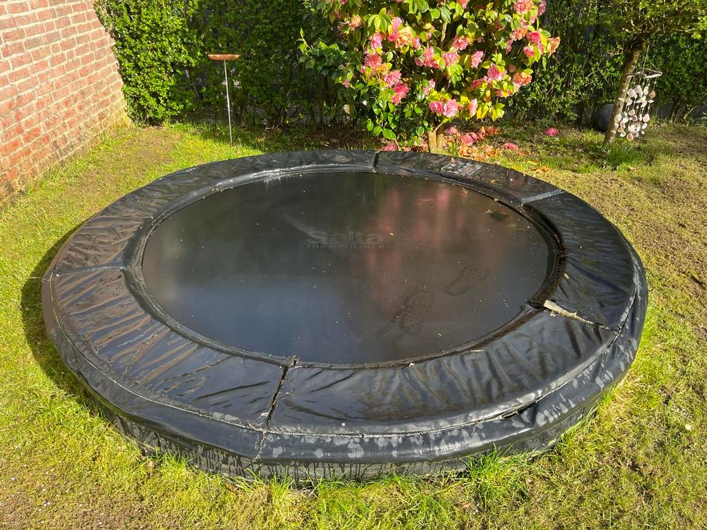 Salta grondtrampoline, Ophalen, Gebruikt