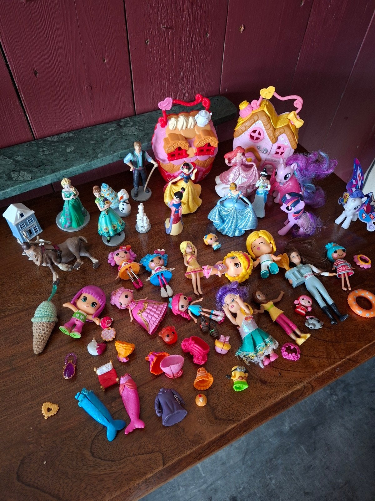 Grote verzameling Lalaloopsy, Frozen & Disney prinsessen, Kinderen en Baby's, Speelgoed | Poppen, Verzenden, Gebruikt, Overige typen