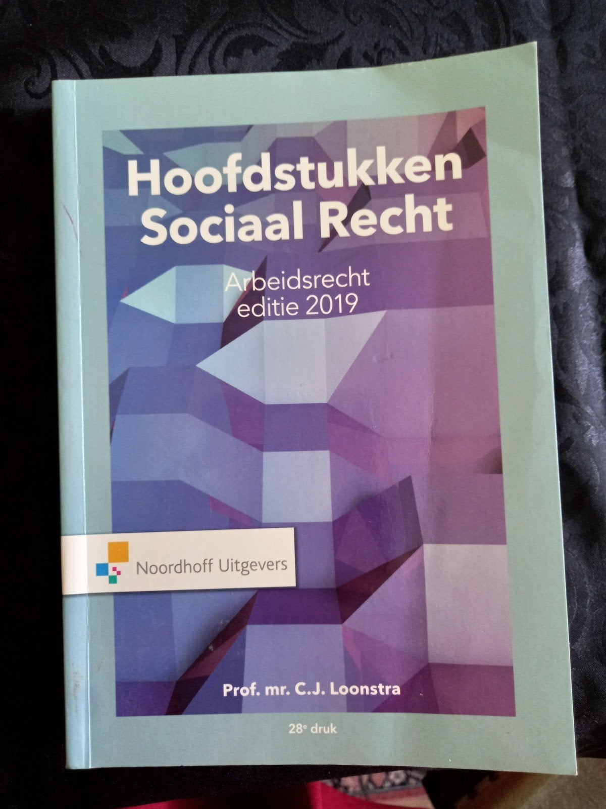 Hoofdstukken Sociaal Recht - Arbeidsrecht editie 2019, Zo goed als nieuw, Prof. mr. C.J. Loonstra, Gamma, HBO