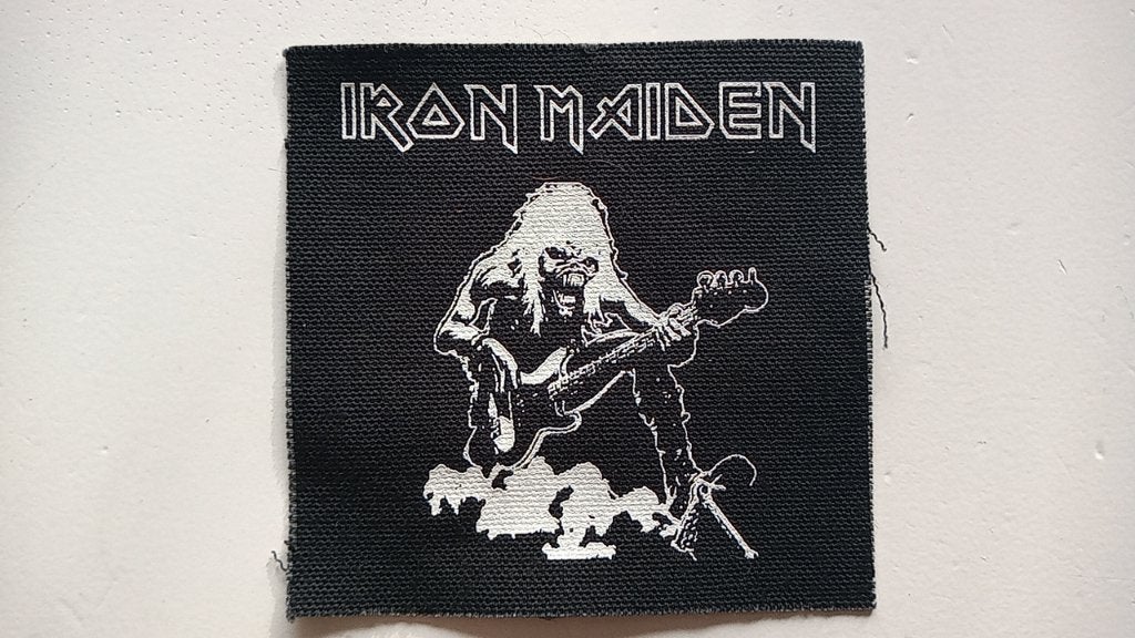 Iron Maiden leuke nieuwe linnen stof patch 372 € 4,00, Verzenden, Nieuw, Kleding