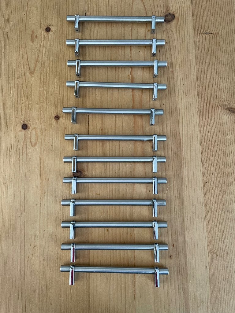 Keukengreepjes 128mm, Ophalen, Minder dan 50 cm, Gebruikt, Minder dan 25 cm