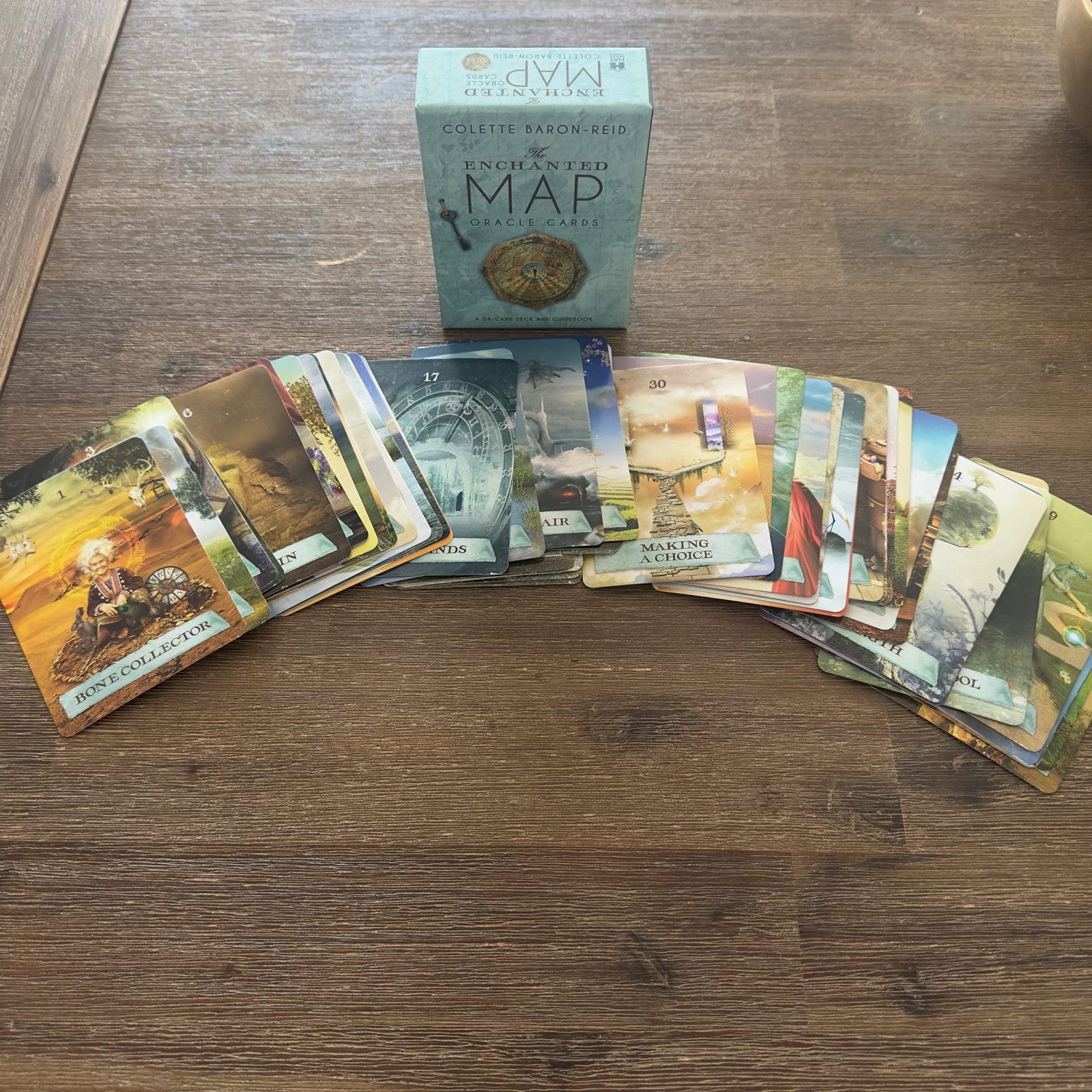 The Enchanted Map Oracle Cards - Colette Baron-Reid, Ophalen of Verzenden, Zo goed als nieuw, Overige onderwerpen, Overige typen