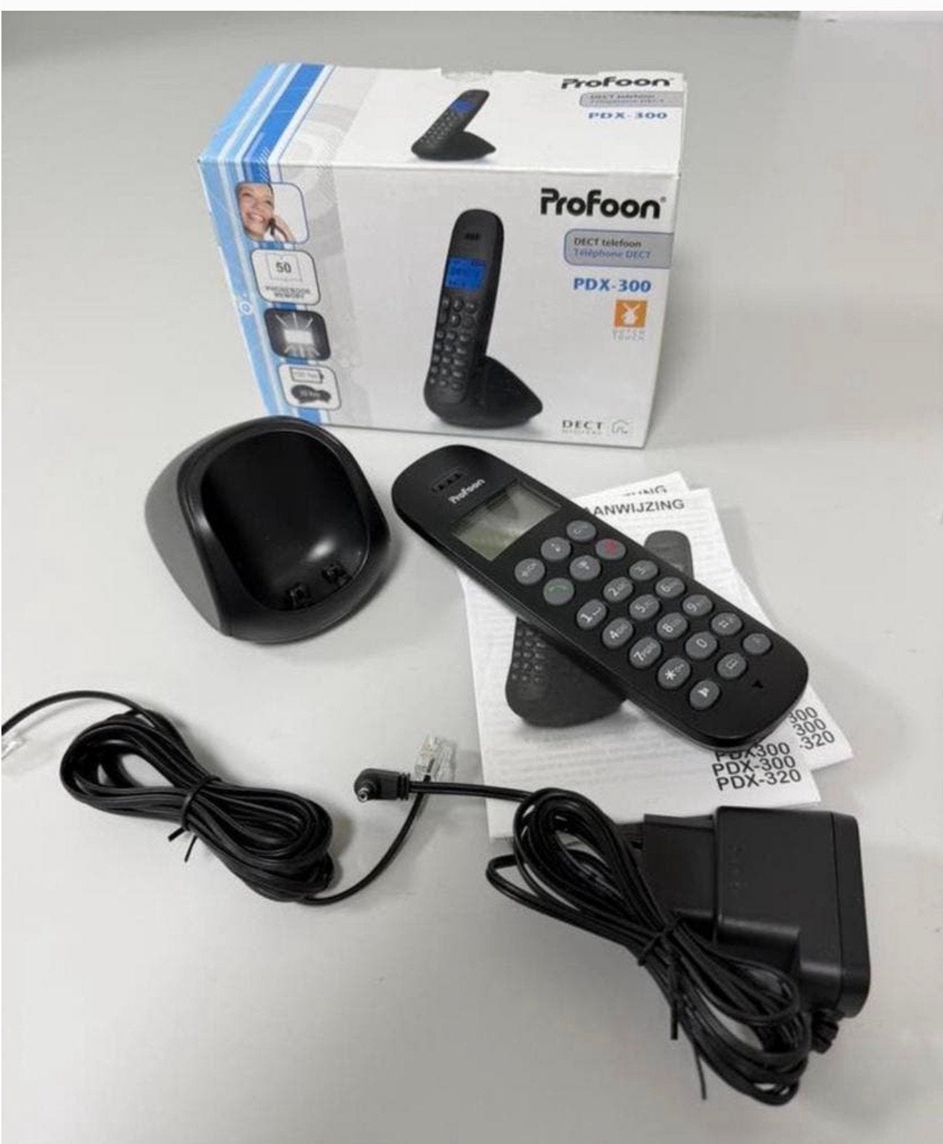 Profoon PDX-300 DECT Draadloze draadloos Telefoon – Nieuw, 1 handset, Nieuw, Ophalen of Verzenden, H