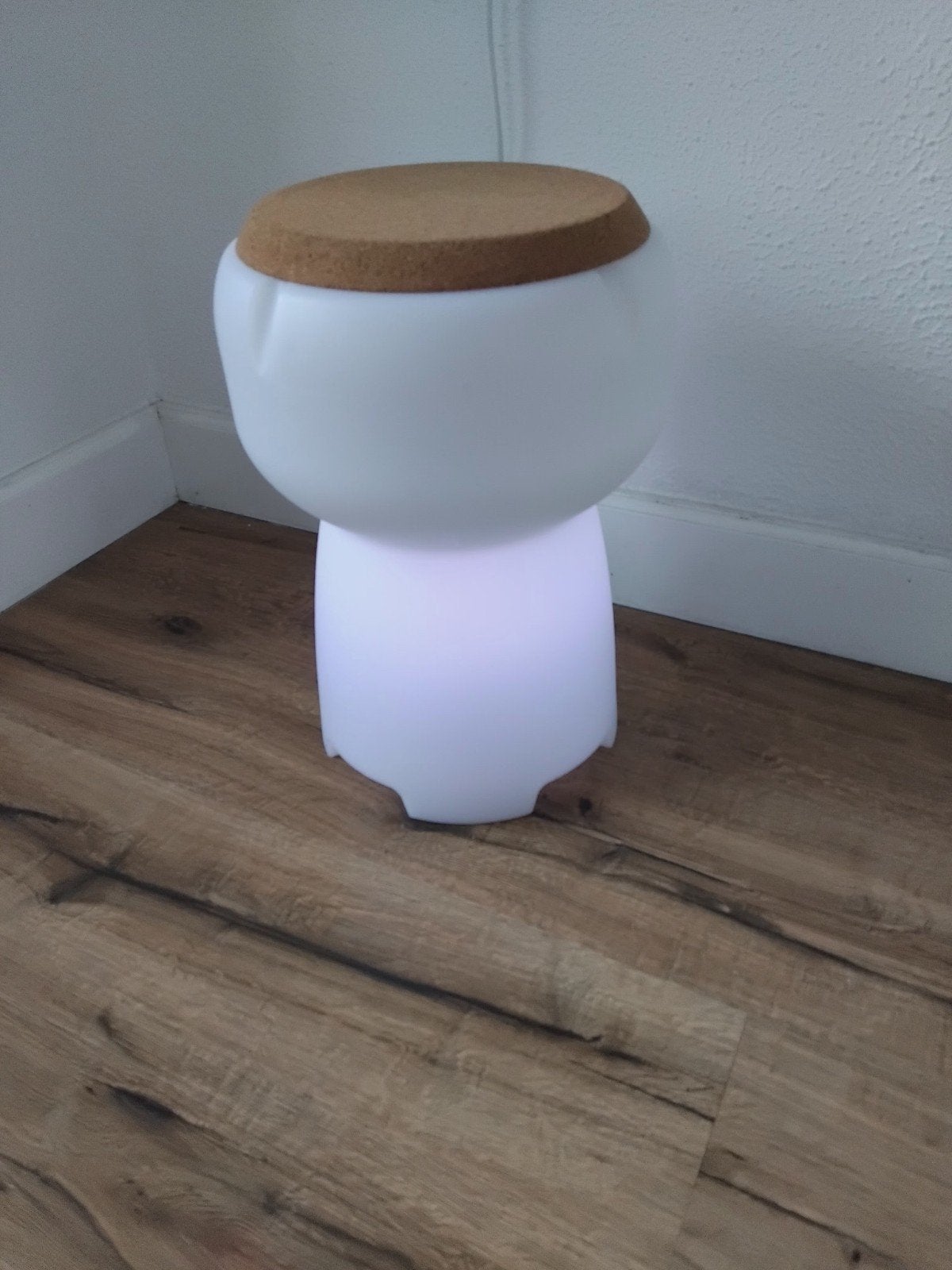 Design Champagne Kruk / Lamp met Bluetooth Speaker & Koeler, Ophalen of Verzenden