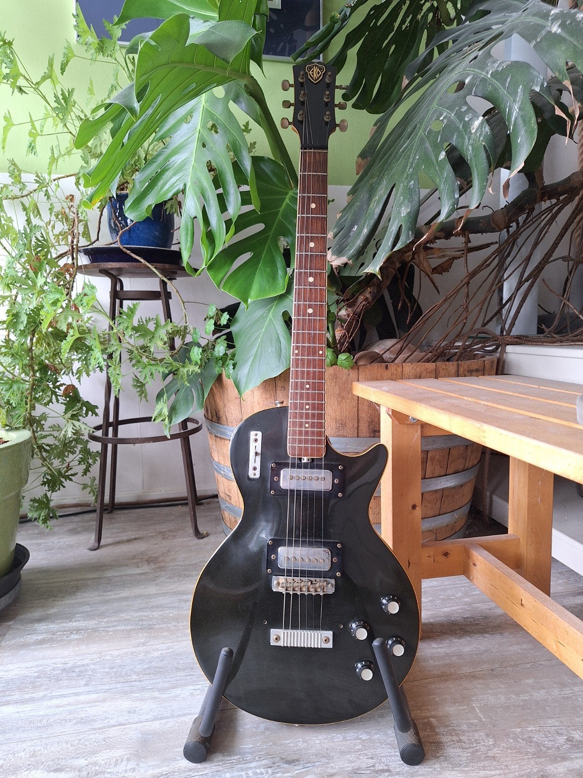 Eko Kiwi Les Paul, Muziek en Instrumenten, Snaarinstrumenten | Gitaren | Elektrisch, Ophalen of Verzenden, Gebruikt, Hollow body