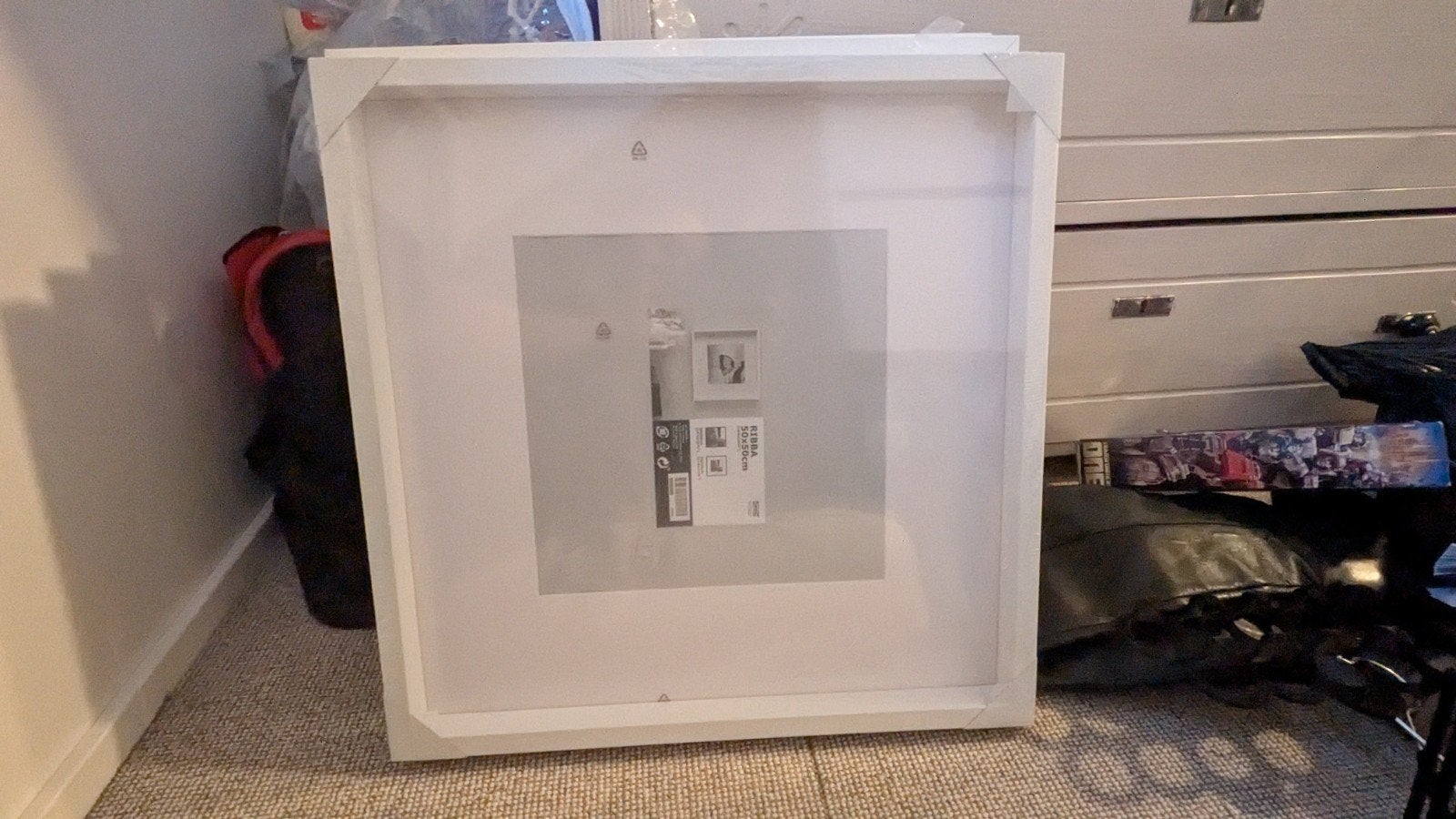 3x Ikea Ribba Lijst 50x50 wit, Ophalen, Gebruikt, 50 tot 75 cm, 50 tot 75 cm