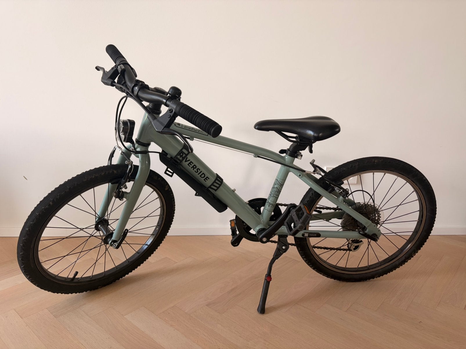 Kinderfiets riverside 900 – 20 inch, hybride (6–9 jaar), Ophalen, Gebruikt, Velgrem, Handrem