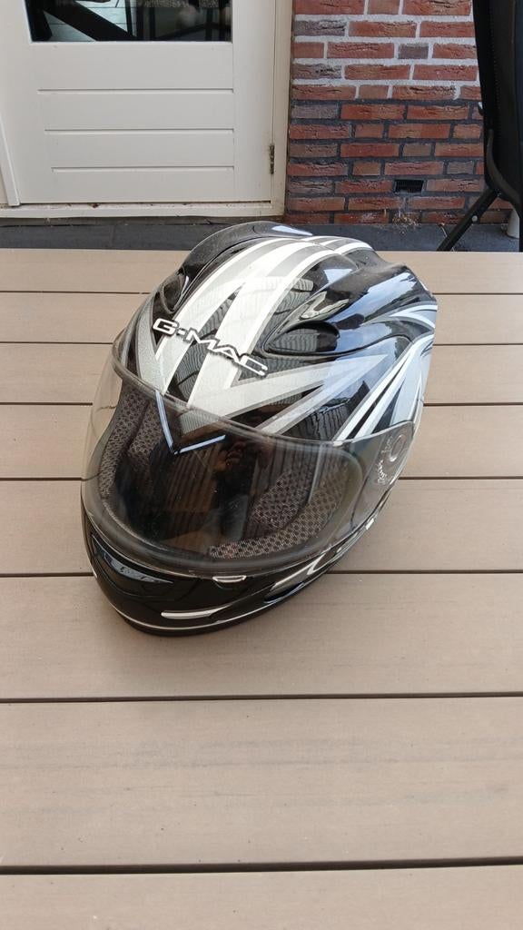 Brommerhelm, Fietsen en Brommers, Ophalen of Verzenden, Zo goed als nieuw, Small, G mac