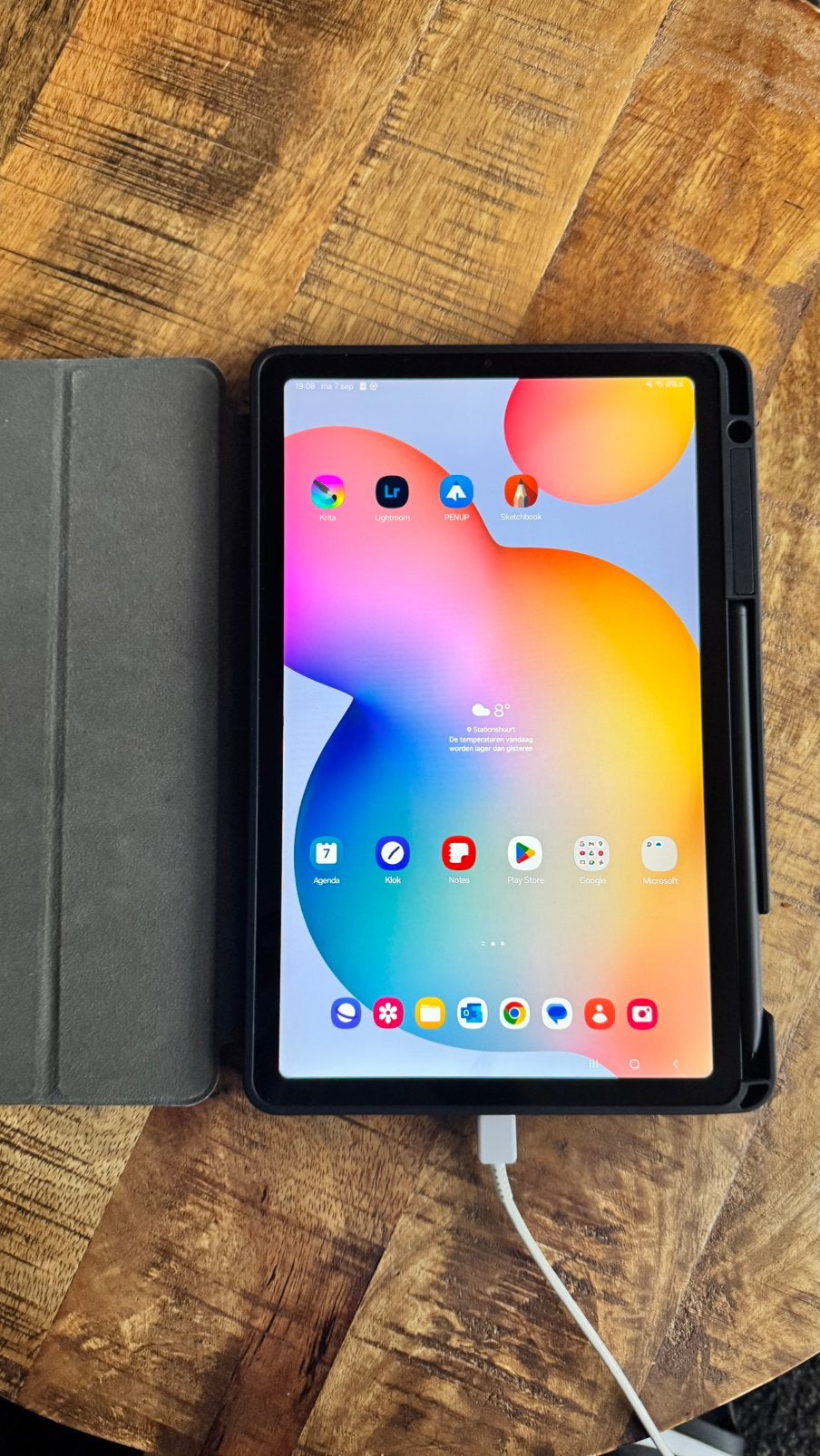 Samsung Galaxy tab S6 lite 10.4 wifi 64gb + hoesje, Computers en Software, Android Tablets, 10 inch, Tab S6, Ophalen of Verzenden