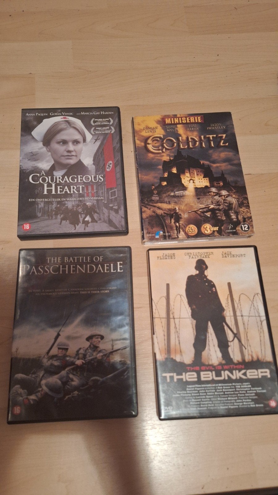 Oorlogsfilms DVD collectie, Vanaf 12 jaar, Ophalen, Zo goed als nieuw