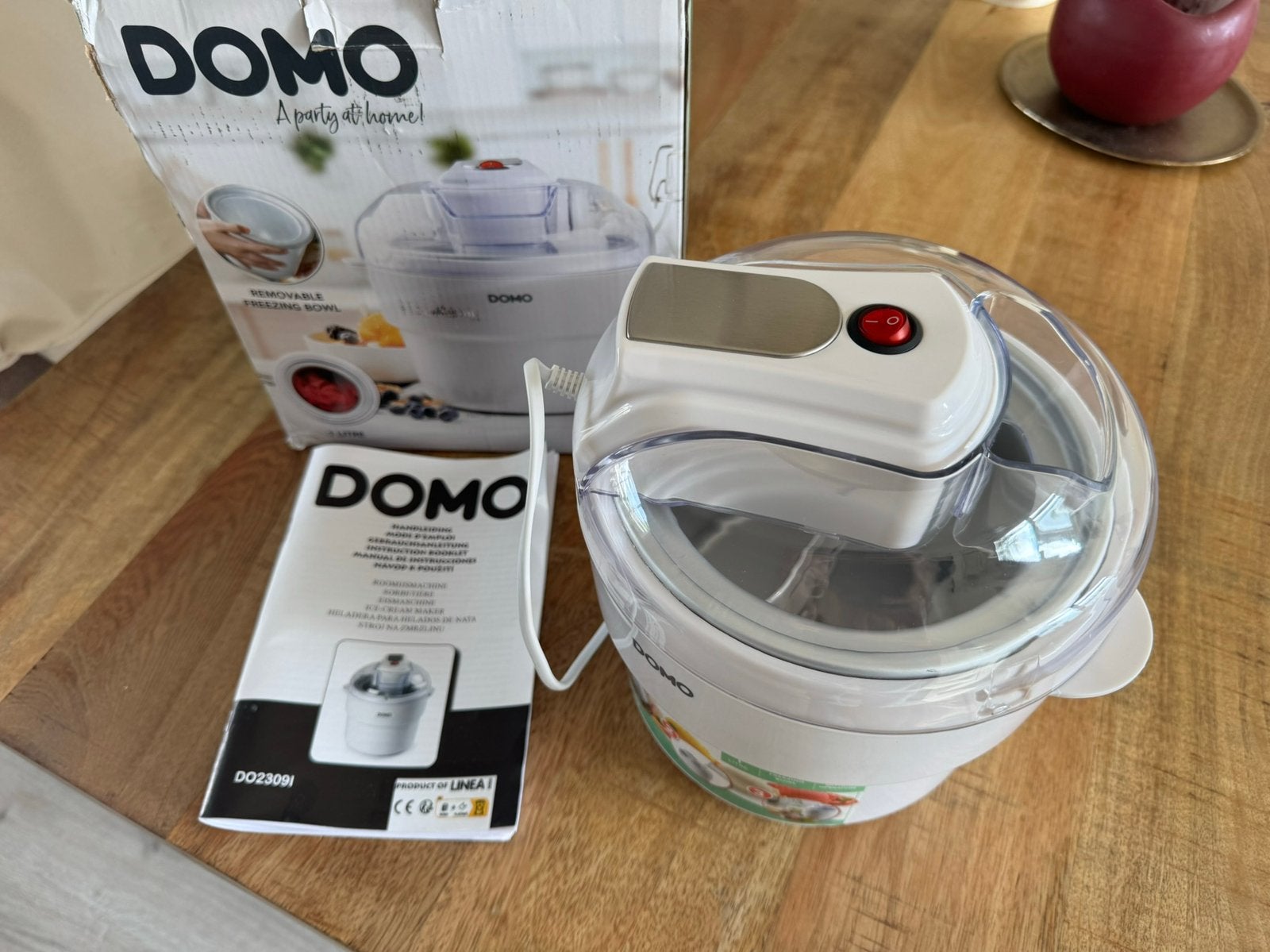 Domo ijsmachine, Ophalen, Zo goed als nieuw