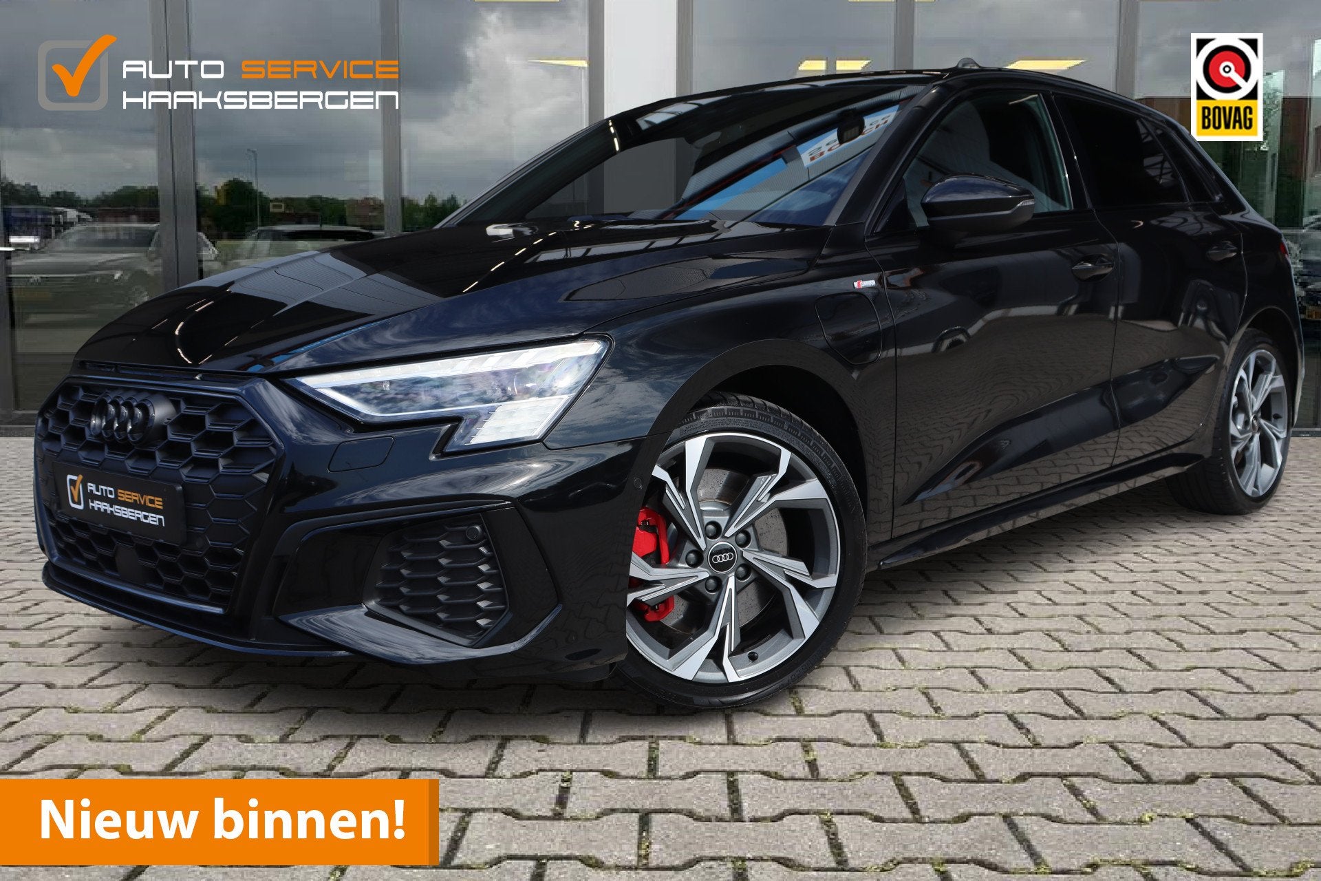 Audi A3 Sportback 45 TFSI e S-Line Competition | RS Stoelen, Gebruikt, Zwart, 4 cilinders, Zwart