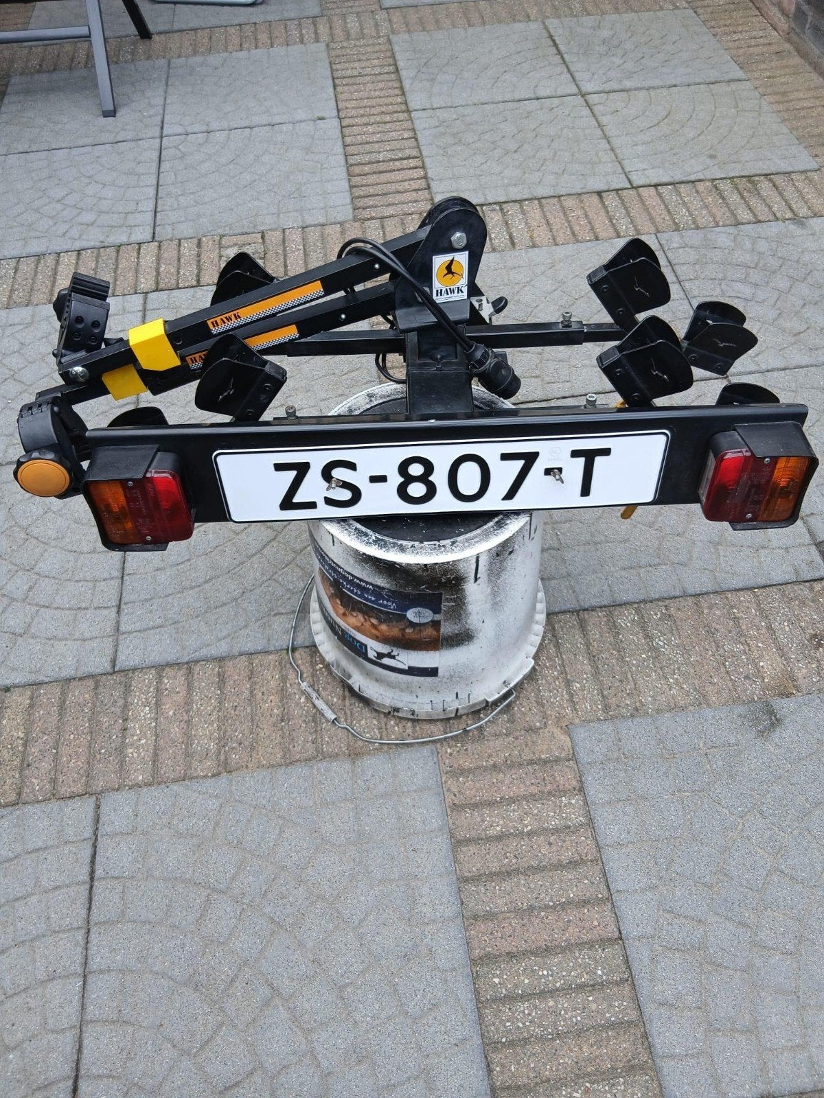 fietsendrager (2 fietsen) merk Hawk, Ophalen, Trekhaakdrager