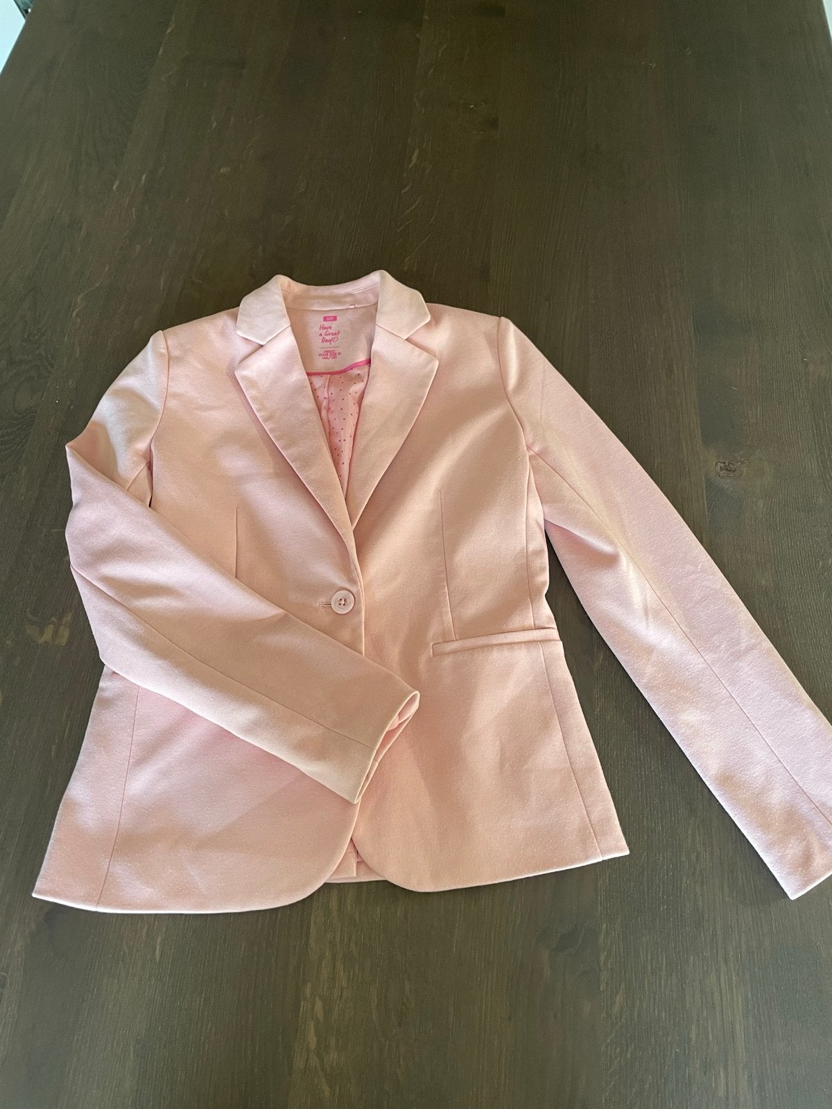 Roze colbert van de We, maat 146/152, Kinderen en Baby's, Kinderkleding | Maat 146, Ophalen, Zo goed als nieuw, Meisje, Overige typen