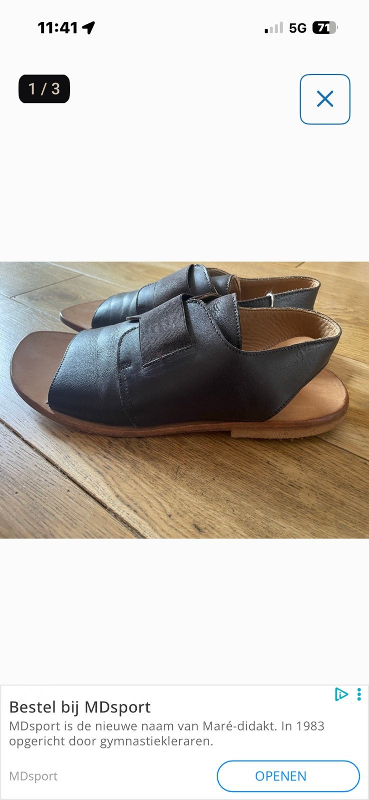 MOMA sandalen maat 43, als nieuw, Ophalen of Verzenden, Zo goed als nieuw, Sandalen
