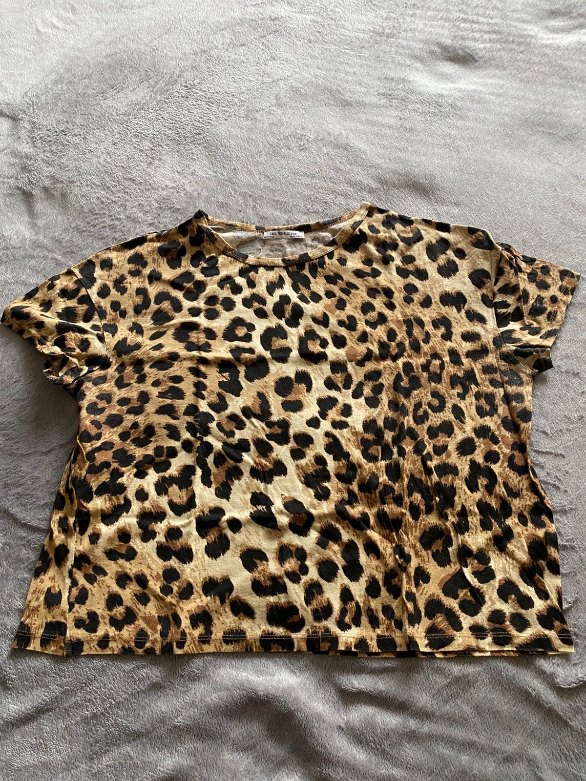 Zara tijgerprint shirt, Maat 38/40 (M), Bruin, Ophalen of Verzenden, Zo goed als nieuw