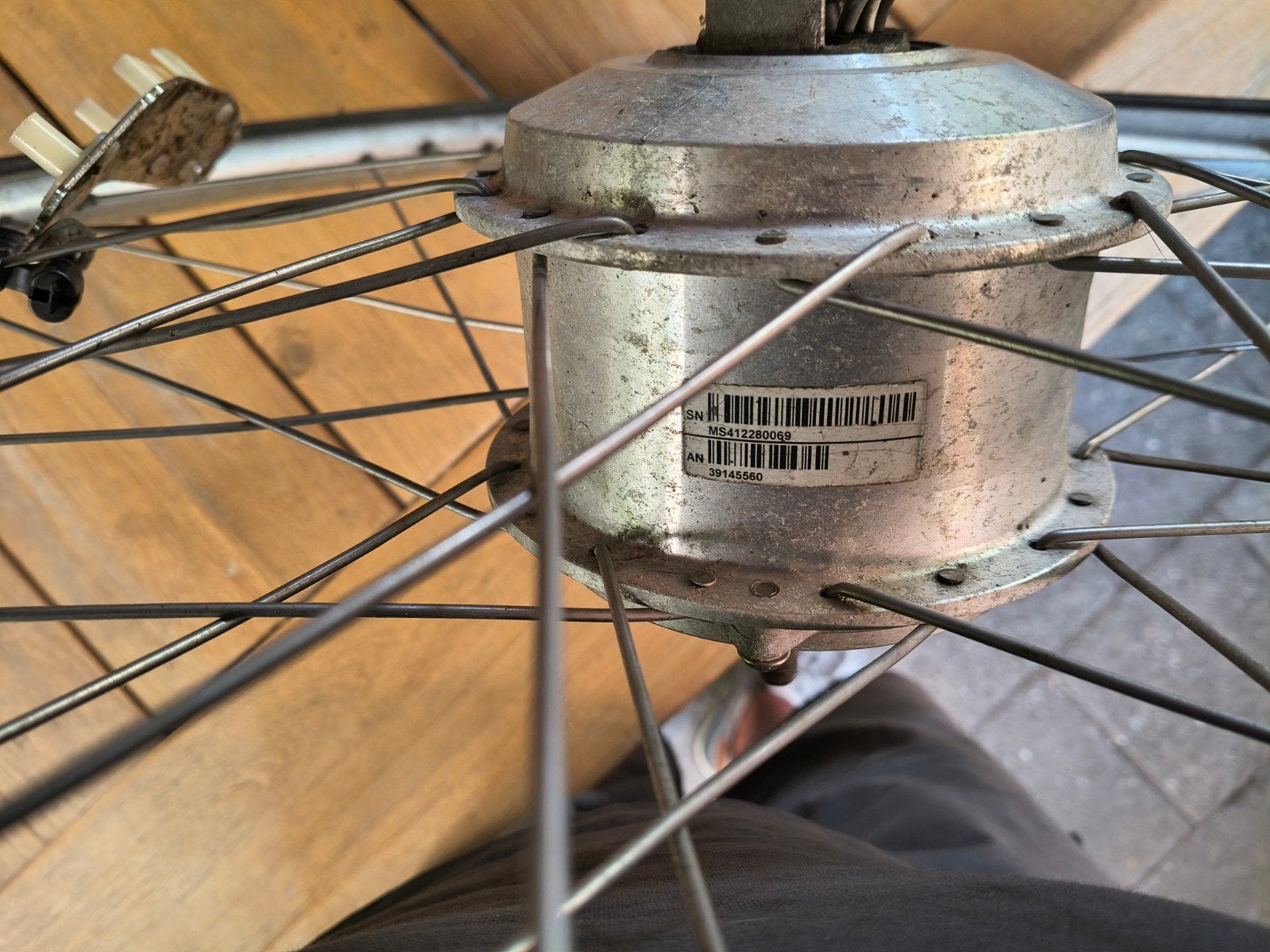 Sparta  voorwiel motor, Ophalen, Motor
