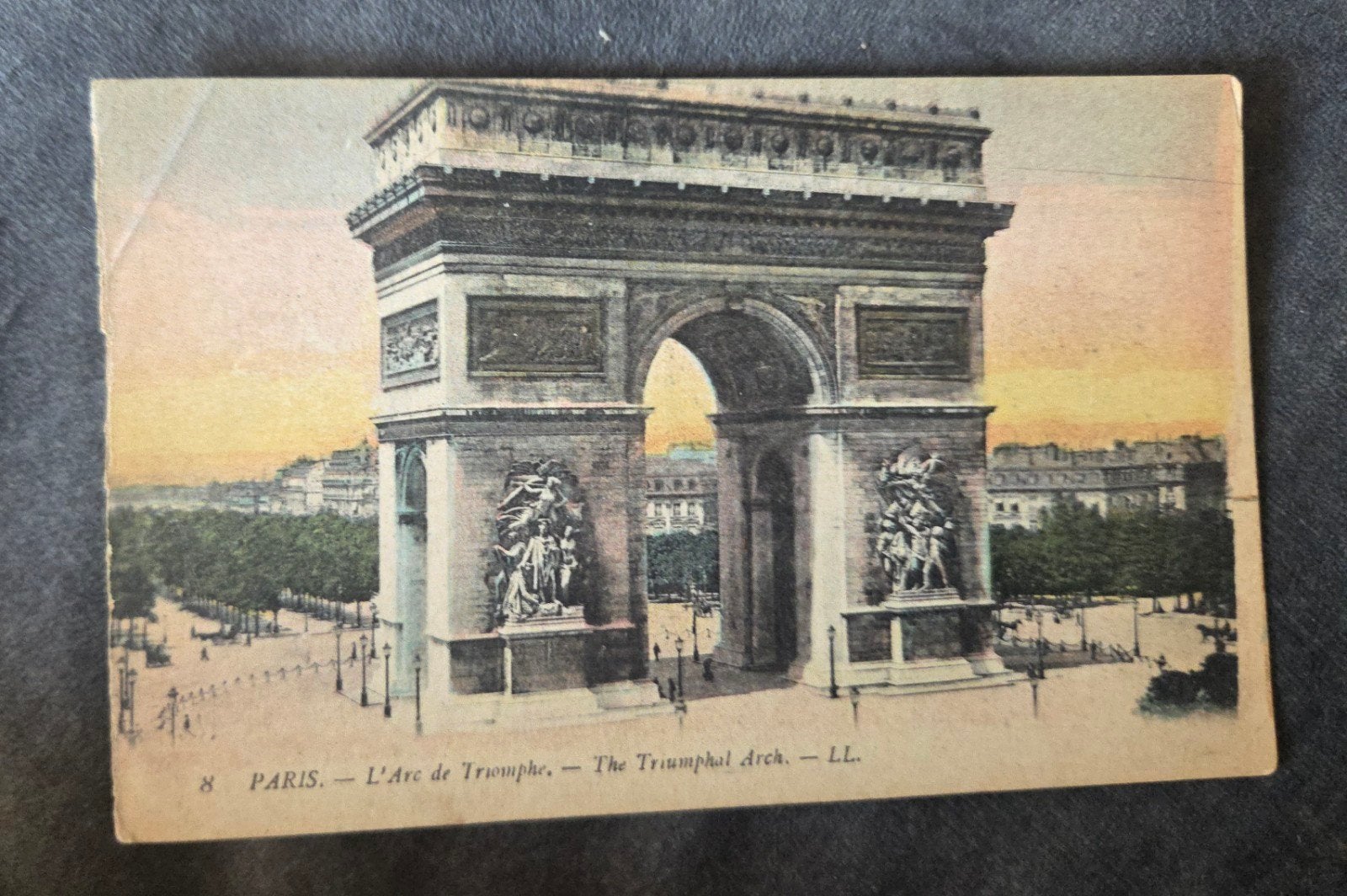 Oude Ansichtkaart Parijs - Arc de Triomphe, Verzenden, Voor 1920, Ongelopen, Frankrijk