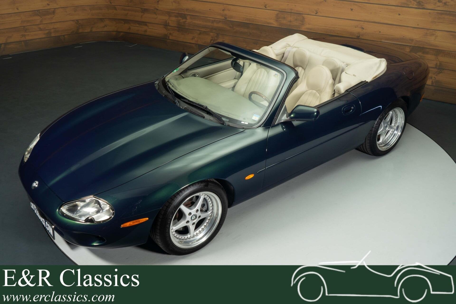 Jaguar XK8 Cabriolet | 1998, Auto's, Automaat, Achterwielaandrijving, Beige, Leder