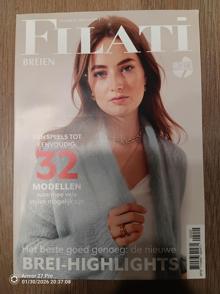 Filati Breien, Ophalen of Verzenden, Zo goed als nieuw, Breien, Patroon of Boek