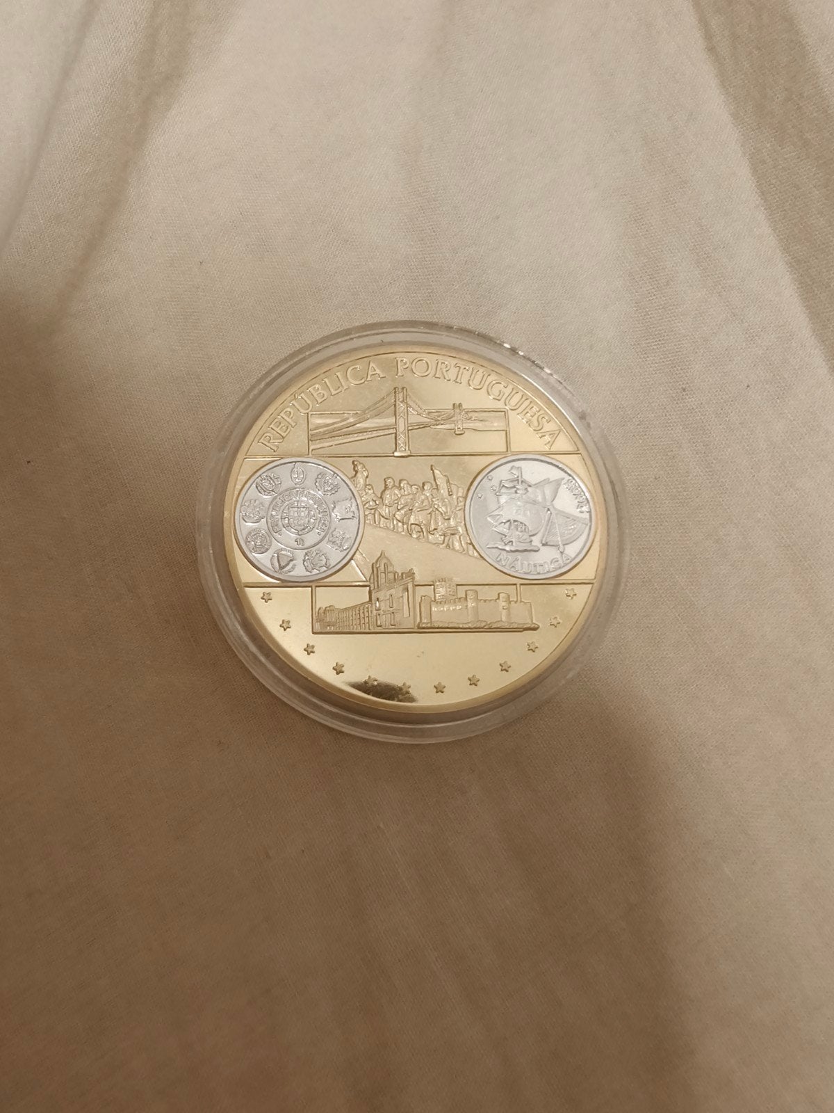 Portugese herdenkingsmunt - Verdrag van Rome, Ophalen, Portugal, Losse munt
