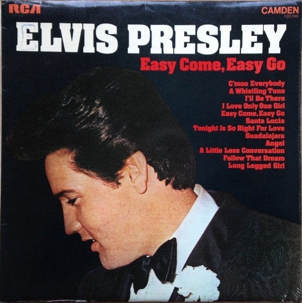 LP - Elvis Presley ‎– Easy Come, Easy Go, LP, Gebruikt, Ophalen of Verzenden, Poprock