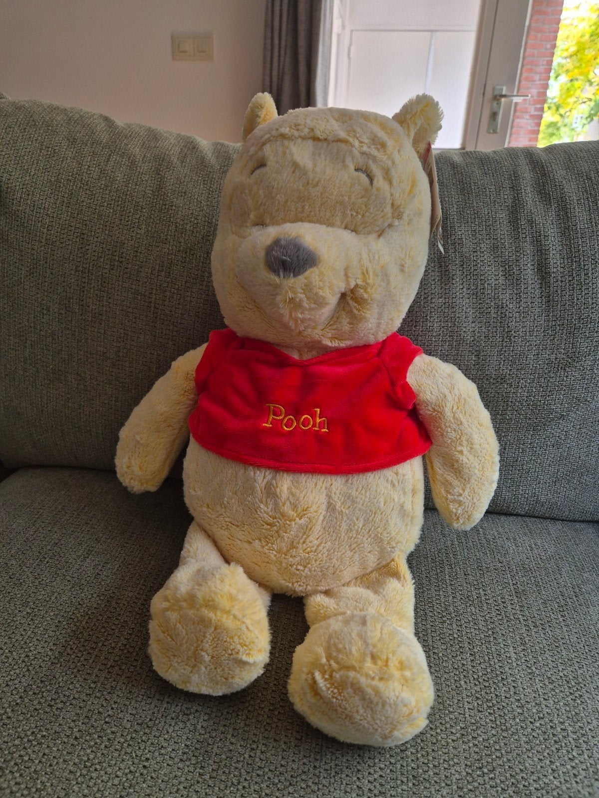 Nieuwe Winnie de Poeh knuffel met origineel Disney kaartje, Disney, Disney, Geel, Beer