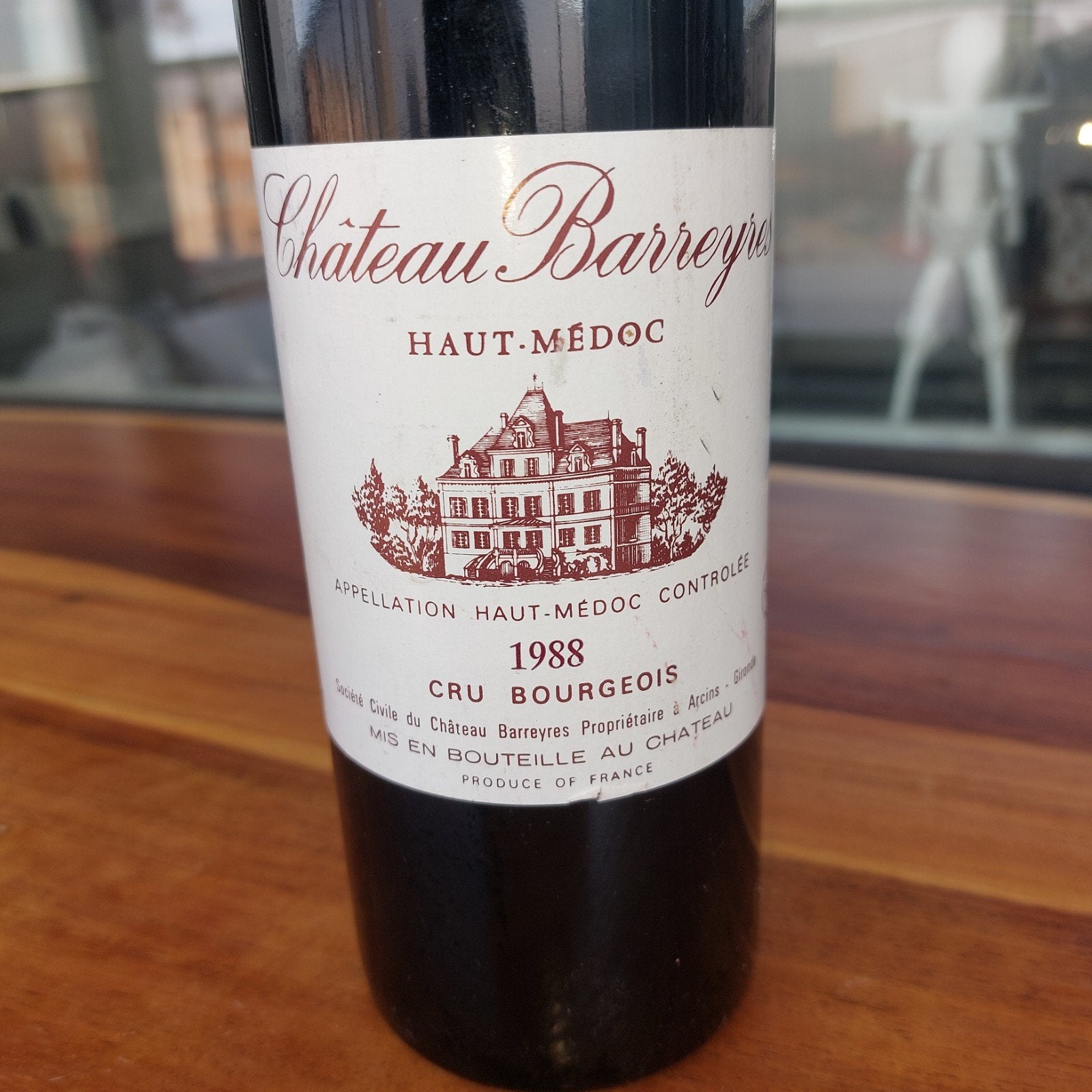Chateau Barreyres 1998, Ophalen of Verzenden, Zo goed als nieuw, Frankrijk, Rode wijn