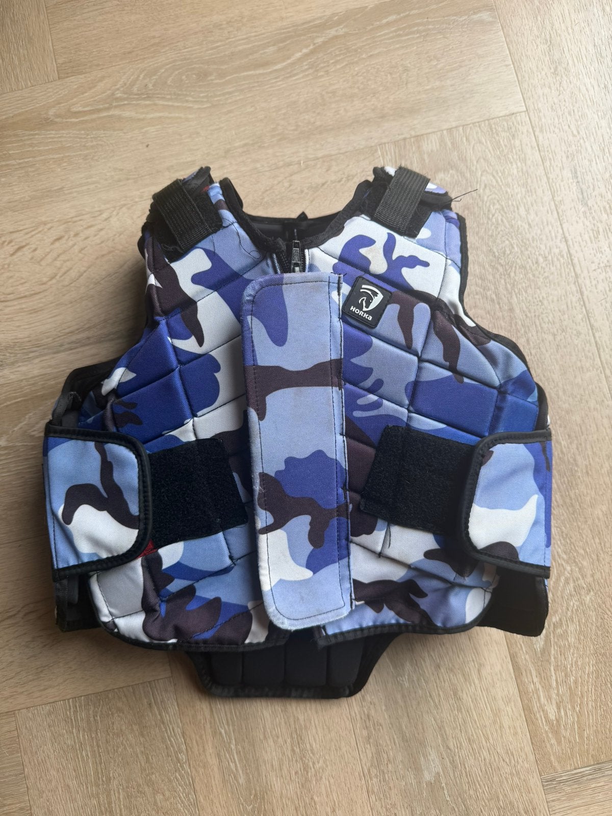 Bodyprotector paardrijden Horka kids L kind blauw bieden mag, Ophalen of Verzenden, Zo goed als nieuw
